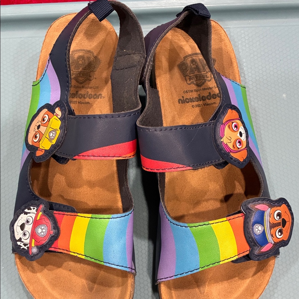 H&M Nickelodeon Kids Sandals - Blue and Rainbow